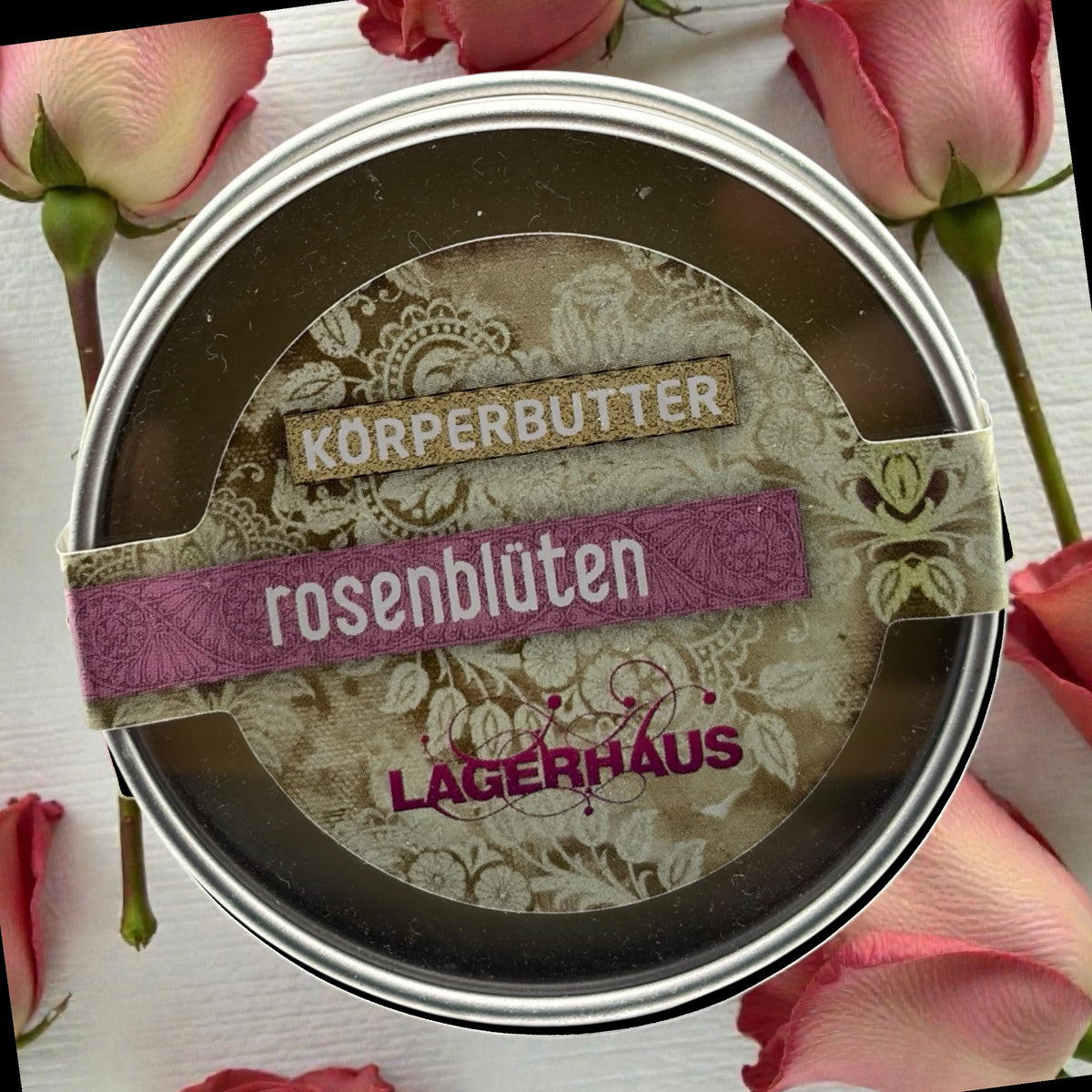 Körperbutter Rosenblüten
