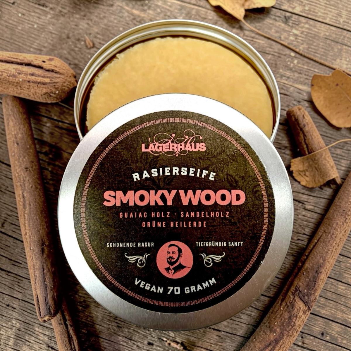 Rasierseife Smoky Wood