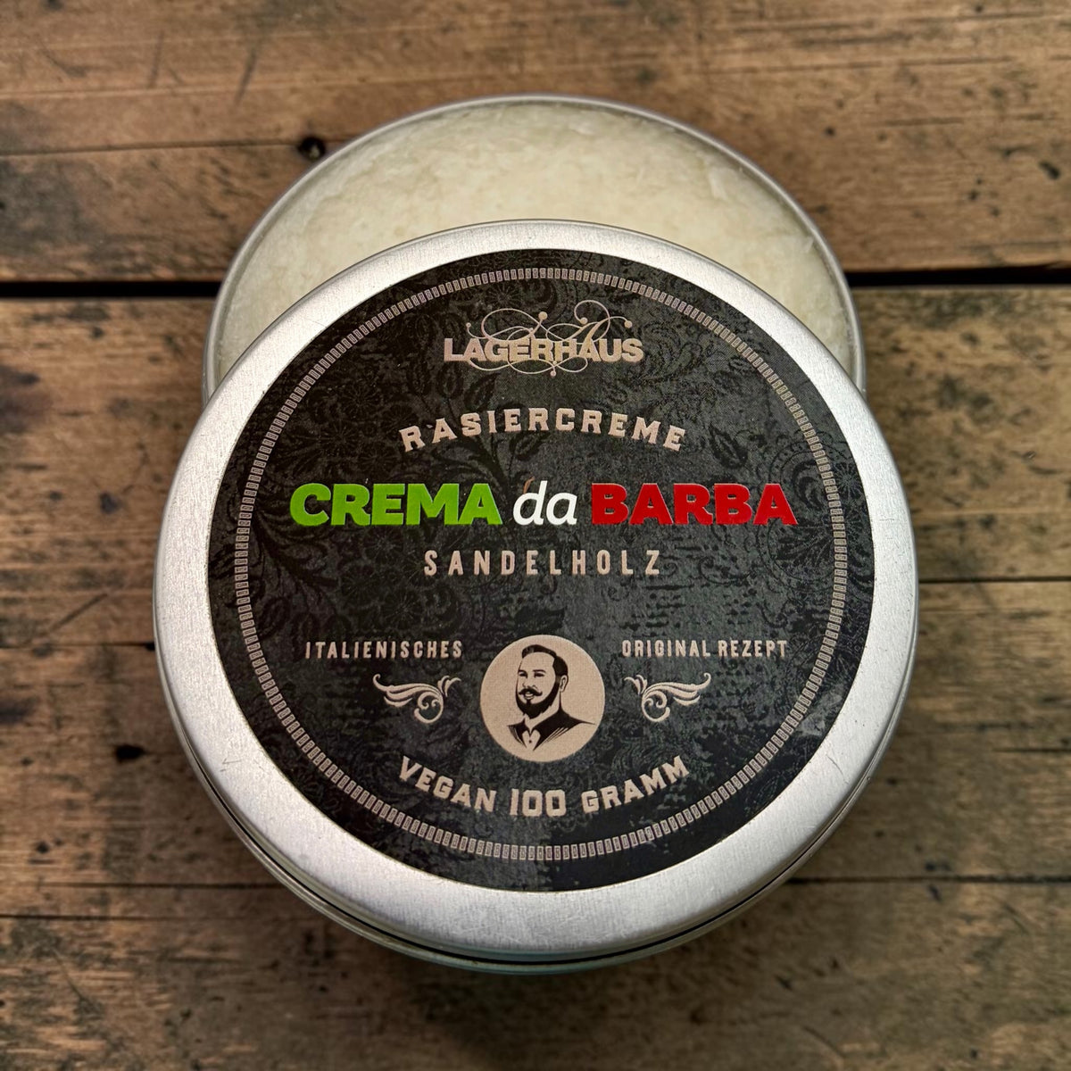 Rasiercreme "Crema da Barba" - Sandelholz