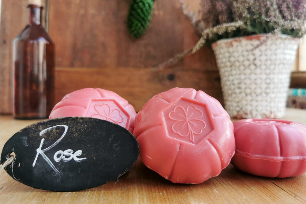 Glücksseife Rose